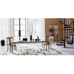 Louisa Rectangle Dining Table with Leaf - Image 5
