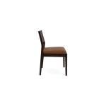 Myers Dining Chair with Leather Upholstered Seat Chairs & Benches Bassett Furniture 11