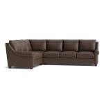 Ellery Leather Roll Arm L-Shaped Sectional - Image 2