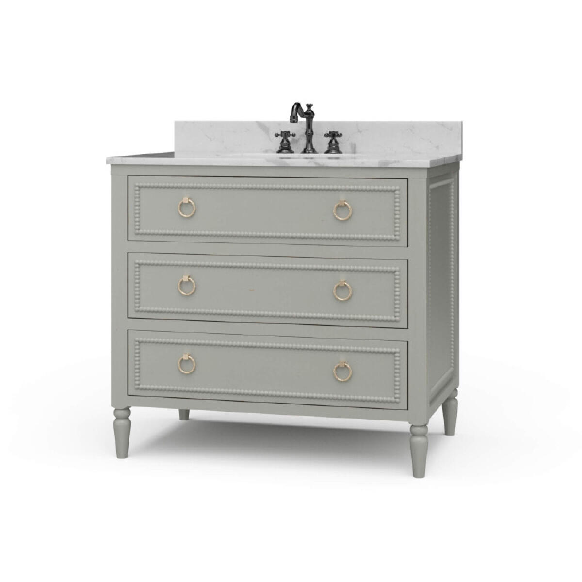 f2b74d255e7ad16b0e338fba88193838 Cholet Single Vanity W/ Sink & Marble Top - Image 1