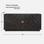 Faulkner 4 Door Cabinet - Image 9