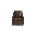 Magnificent Motion Leather Slope Arm Power Wall Recliner