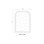 Lexington Rounded Mirror Mirrors Bramble 10