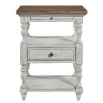 Farmhouse Reimagined 1 Drawer Night Stand - Image 4