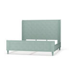Lexington Bed W/ Rattan
