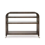 Vannes Bar Cart W/ Rattan - Image 2