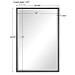 Callan Vanity Mirror, Black - Image 9