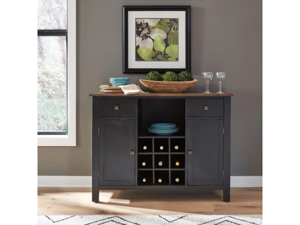 Carolina Crossing Server- Black Dining Storage Black