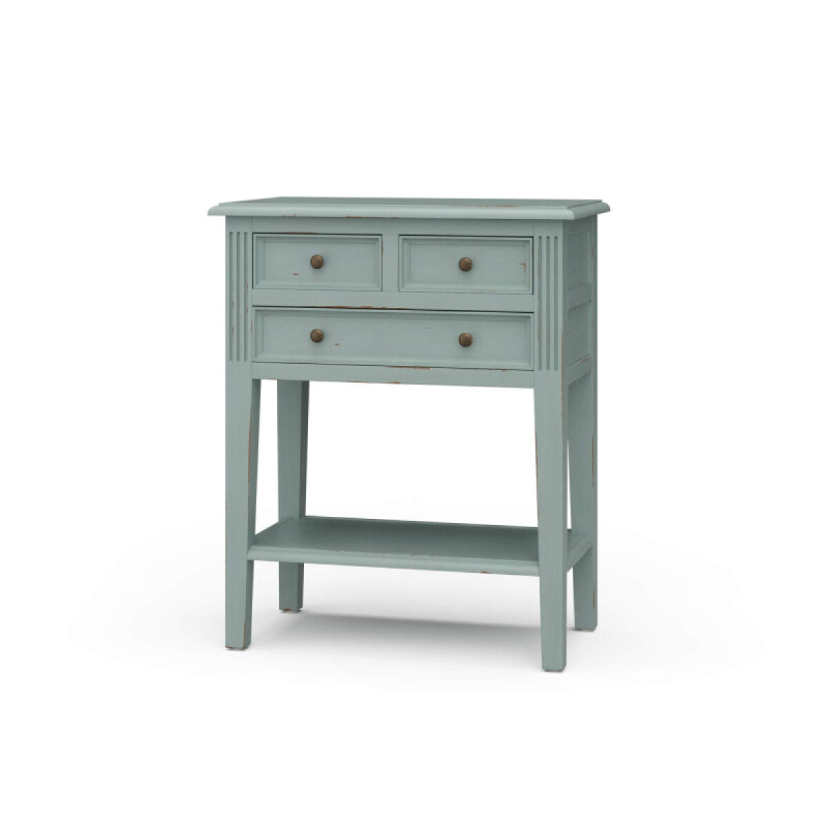 Eton 3 Drawer Side Table Chairside Tables Blue 2 Eton 3 Drawer Side Table Chairside Tables Blue 2