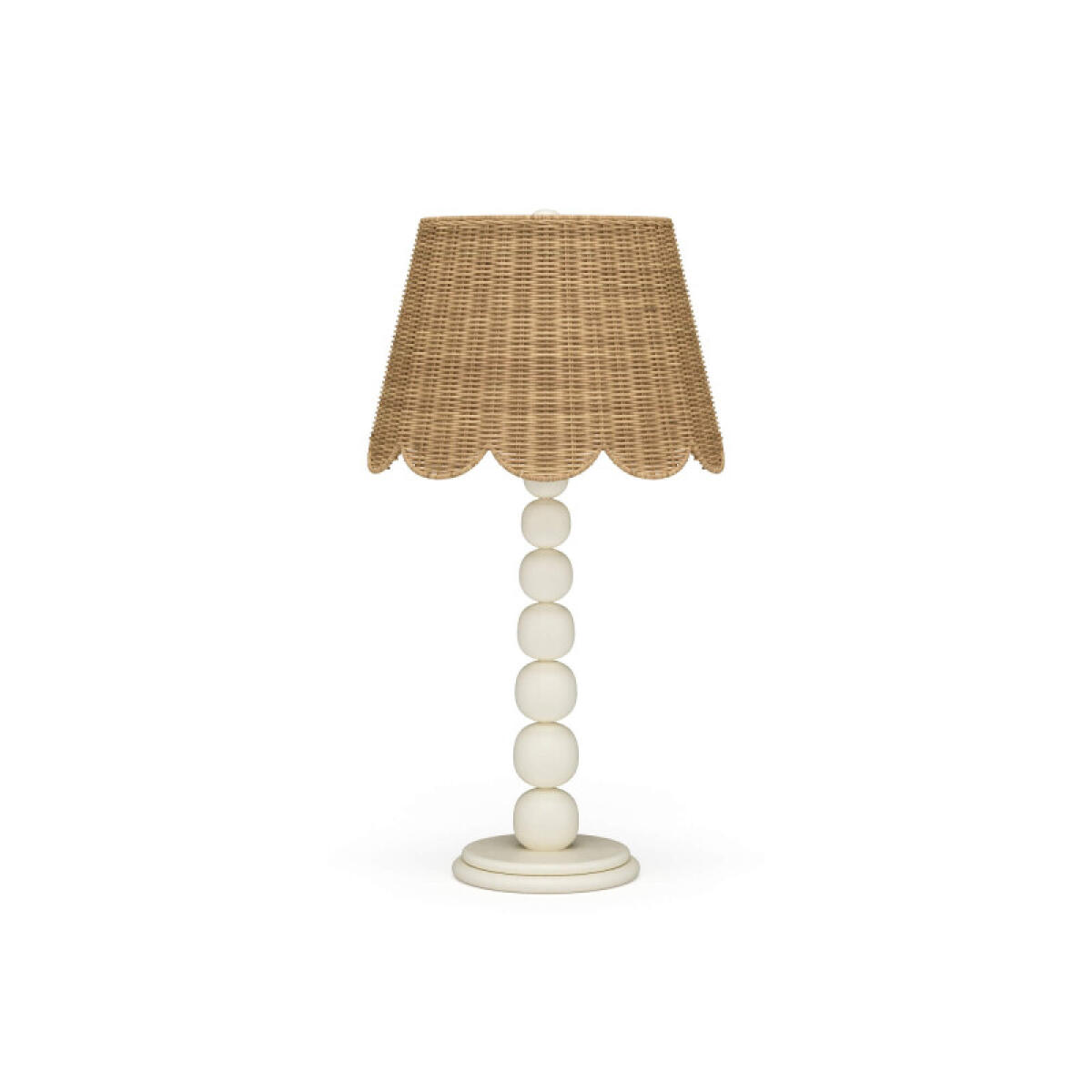 f414f2e20a2a5a974ef103d8ca5ad610 Cholet Table Lamp W/ Scalloped Shade - Image 1