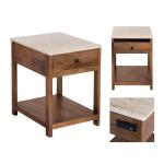 Liam Side Table Chairside Tables Brown 13