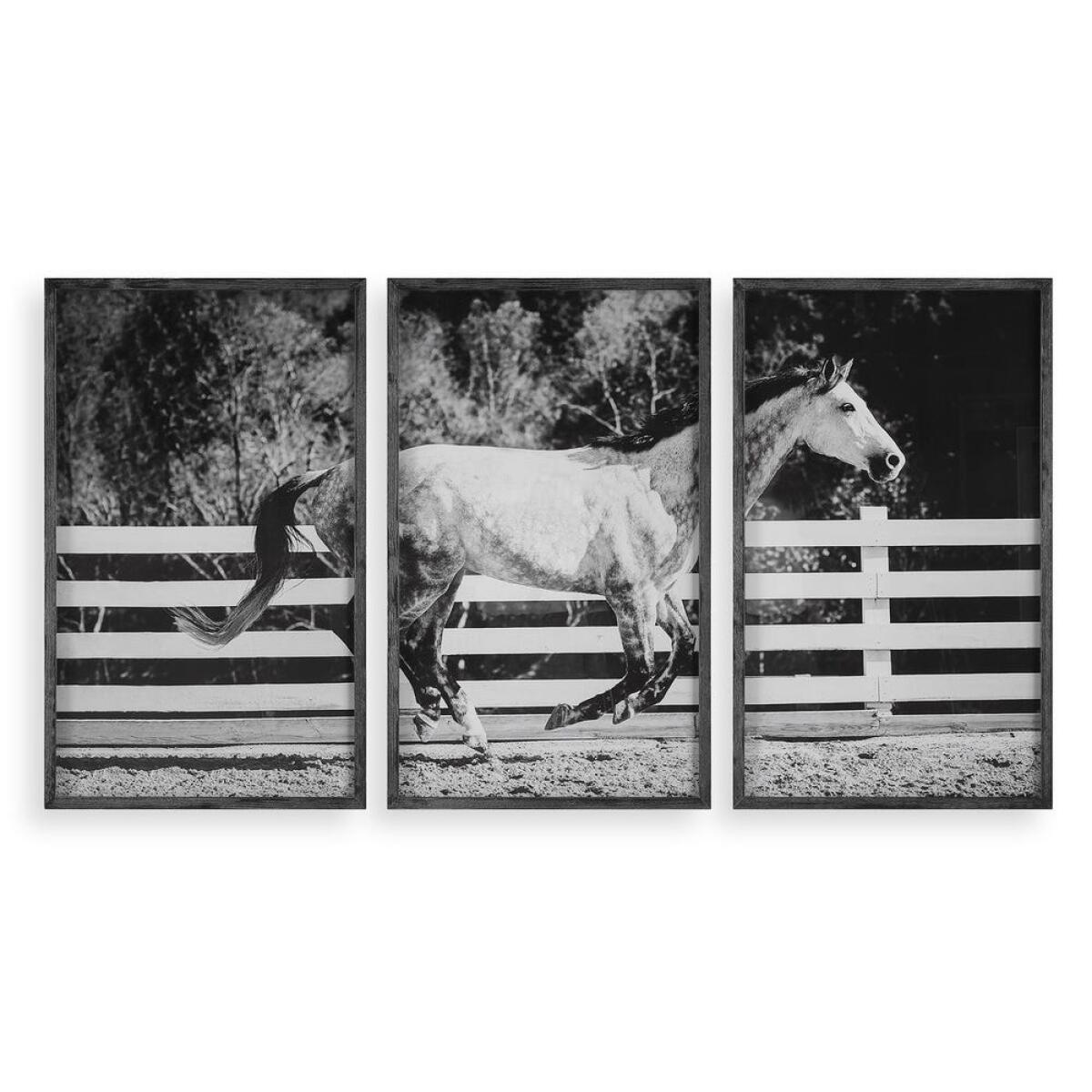 Galloping Forward Framed Prints, S/3 Art Art 2 Galloping Forward Framed Prints, S/3 Art Art 2