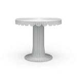Scalloped Round Bistro Table