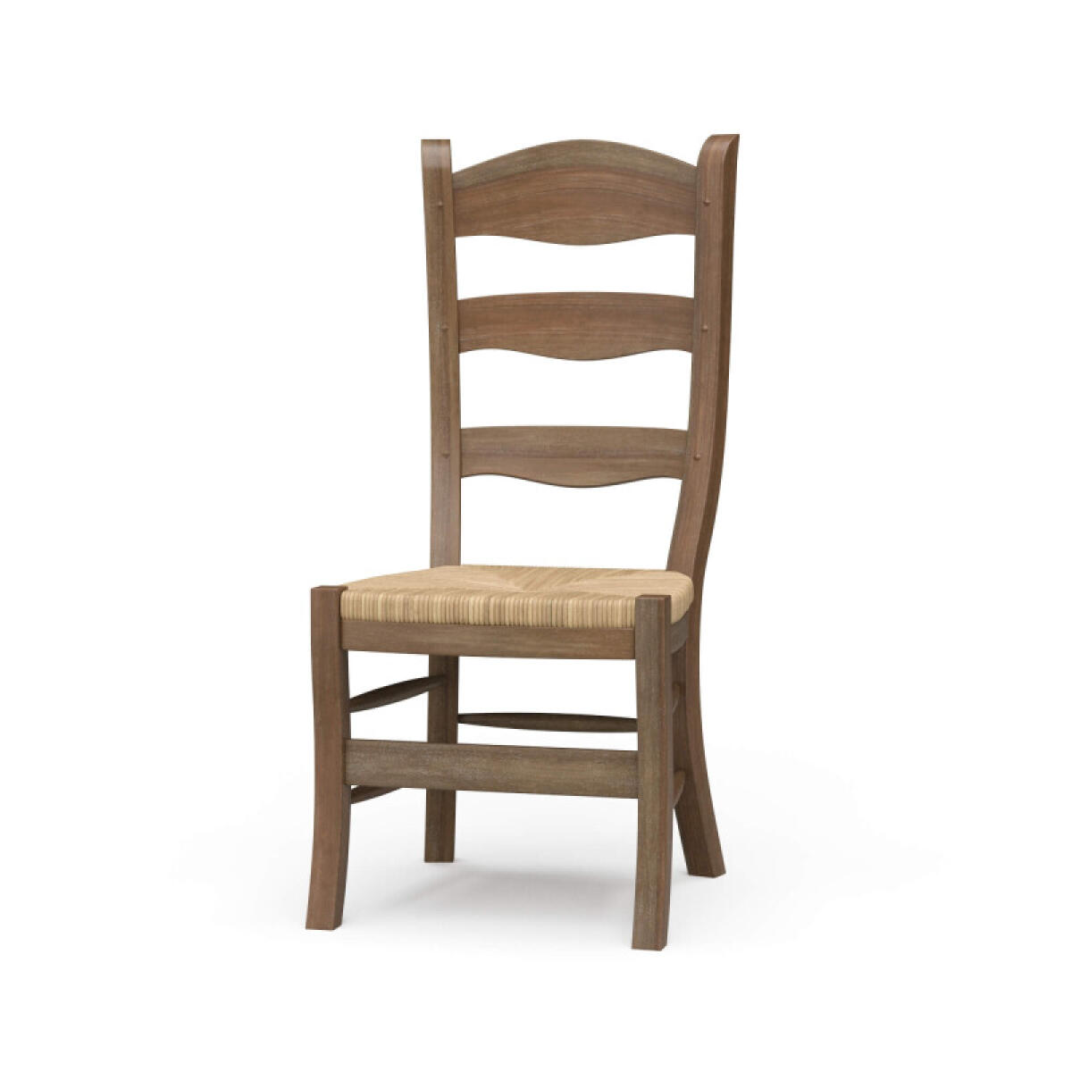 f45891accb3782bec10fe43785bc0a65 Peg & Dowel Ladder Back W/ Rush Seat - Image 1