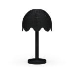 Scalloped Rattan Table Lamp