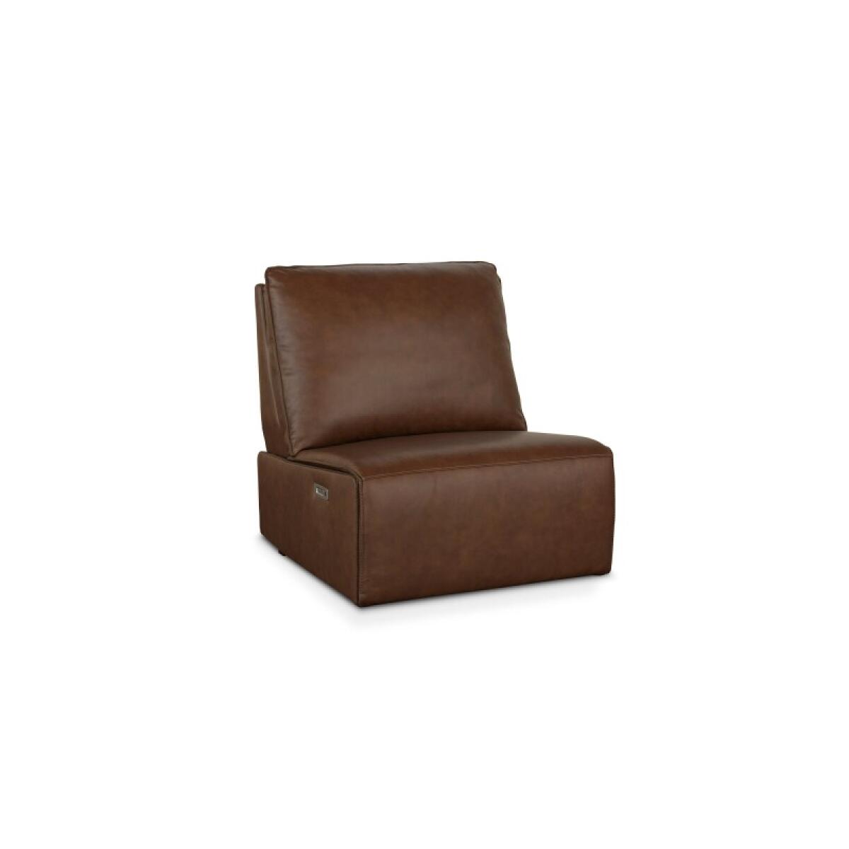 f45c3e9c96176b52ab8d926150385802 Everett Leather Armless Zero Gravity Power Recliner - Image 1