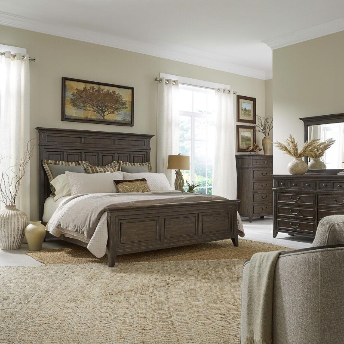 Paradise Valley Queen Panel Bed, Dresser & Mirror, Chest Bedroom Sets Bedroom Sets 2 Paradise Valley Queen Panel Bed, Dresser & Mirror, Chest Bedroom Sets Bedroom Sets 2