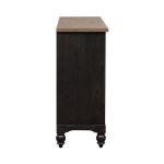 Americana Farmhouse 9 Drawer Dresser - Black - Image 5