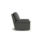 Thompson Leather Panel Arm Swivel Glider Chair Chairs Bassett Furniture 10