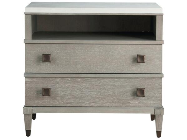 Playlist Two Drawer Nightstand Nightstands Brown 9