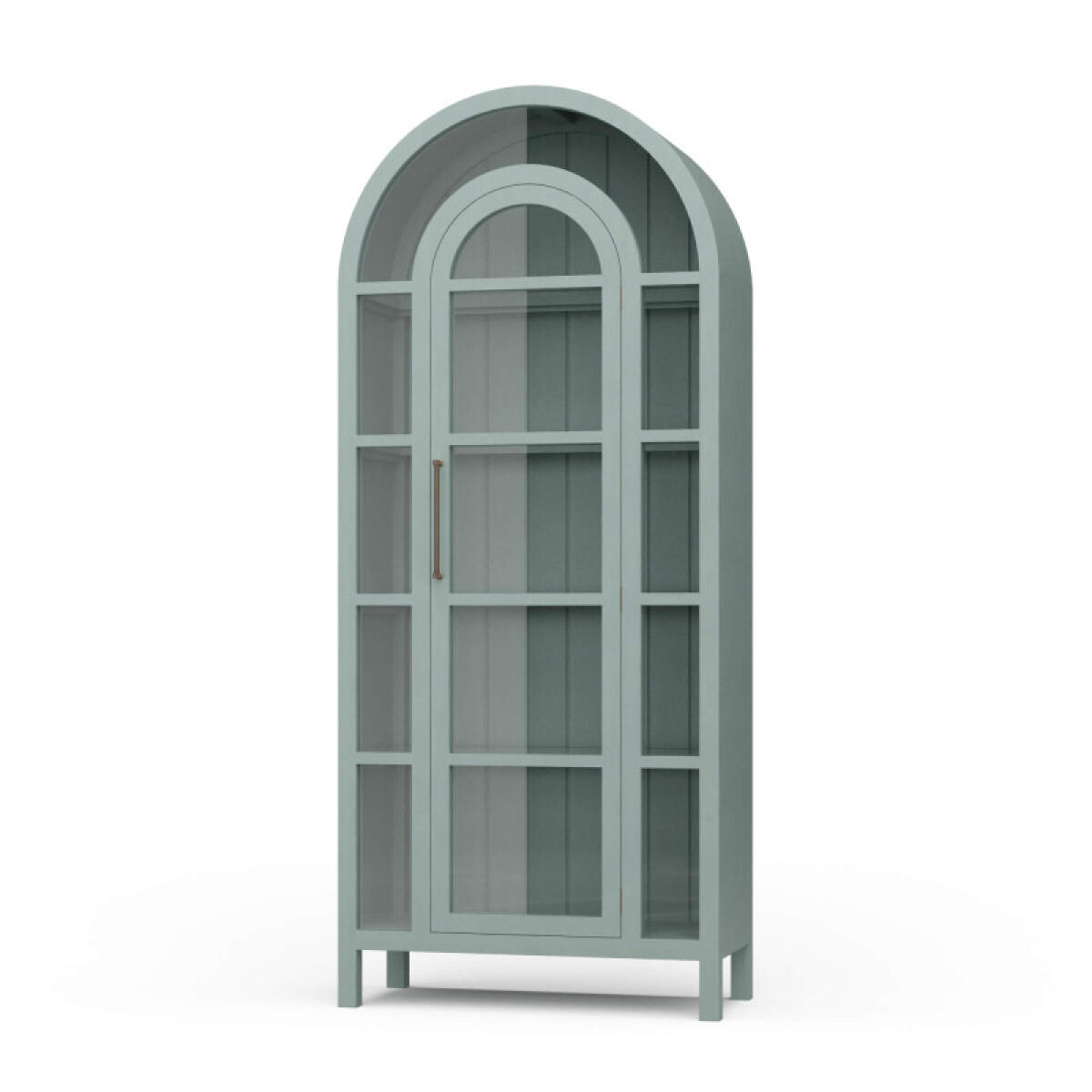 f4e4443304b97a314bdd995ac584c117 Vannes Display Cabinet W/ Glass Shelves - Image 1