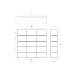 Cohan Bookshelf W/ Rattan - Image 2