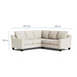 True Custom™ True Custom® Wide Slope Arm L-Shaped Sectional - Image 5