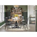 Windsor Side Chair With Tapered Spindles Chairs & Benches Black 14