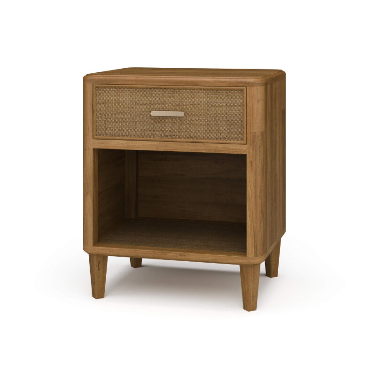f535720a39b23c55b0690df098d3628b Lexington 1 Drawer Bedside Table W/ Rattan - Image 1