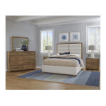 Crafted Oak by Ben & Erin Napier Erin’s Upholstered Bed – Oatmeal Fabric Beds Beds 14