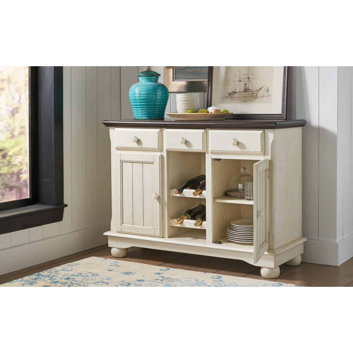 f542a281f66d1bf069ea795a84aa601b British Isles Co Wine Server - BRICO9010 - Image 1