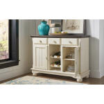 Crafted Oak by Ben & Erin Napier Erin’s Upholstered Bed – White Fabric Beds Beds 20