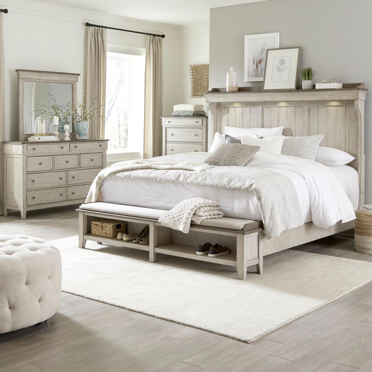 Ivy Hollow King California Mantle Storage Bed, Dresser & Mirror, Chest Bedroom Sets Bedroom Sets 2 Ivy Hollow King California Mantle Storage Bed, Dresser & Mirror, Chest Bedroom Sets Bedroom Sets 2