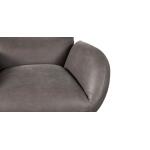 Ranlo Leather Swivel Arm Chair - Image 12