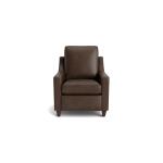 Magnificent Motion Leather Slope Arm Power Wall Recliner