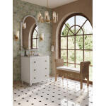 Newport Scalloped Rattan Bench - Image 3
