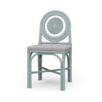 Oceana Rattan Dining Chair Chairs & Benches Blue 16