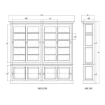 Hudson 99'' Bookcase W/ Sliding Doors - Image 7