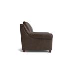 Ellery Leather Roll Arm Chair - Image 4