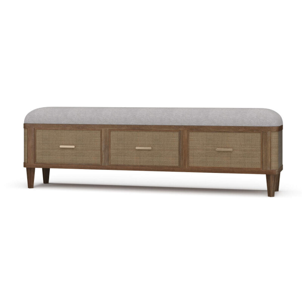 f653b9cb36876d471ee6c43f7b16659d Lexington Bench W/ Rattan - Image 1