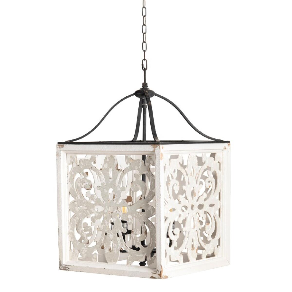 f65402ebb57a34111ca62fe5429dff37 Mariah 29" Wood and Metal Pendant Light - Image 1