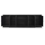 French Hens Media Console Entertainment Stands Batavia Black 13