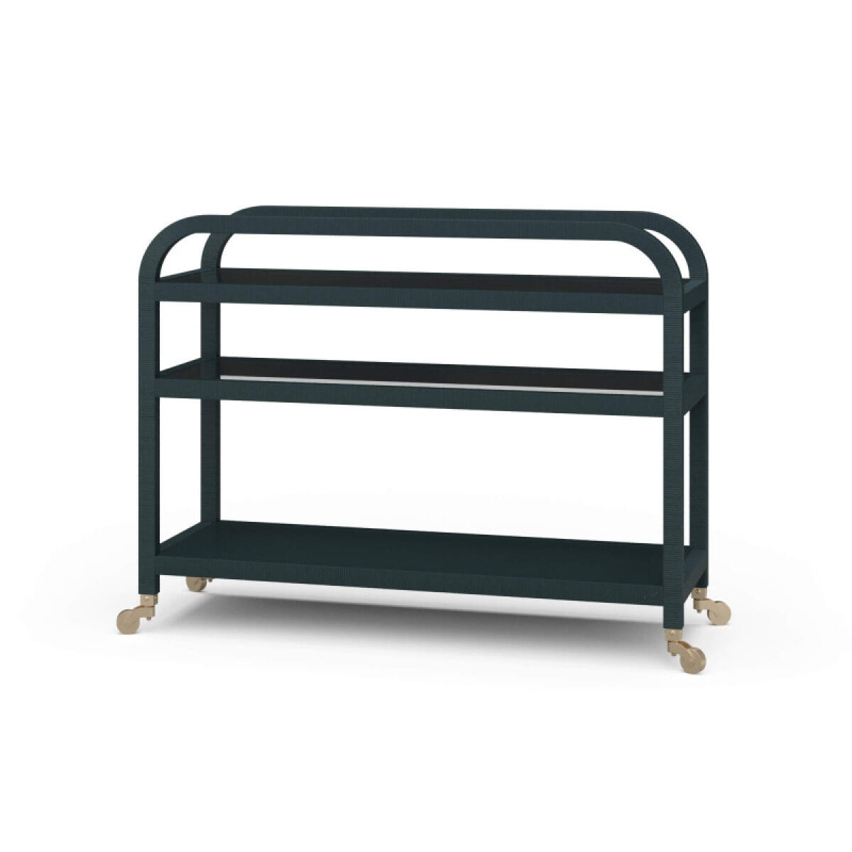 f6712e50ba9e1f77e9a8a58a227cfe7d Vannes Bar Cart W/ Rattan - Image 1