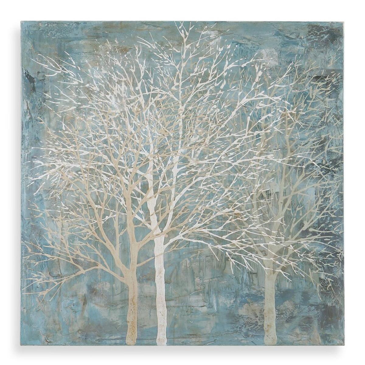 f686249f7cc71517e6a977ef6ceb192a Muted Silhouette Hand Painted Canvas - Image 1