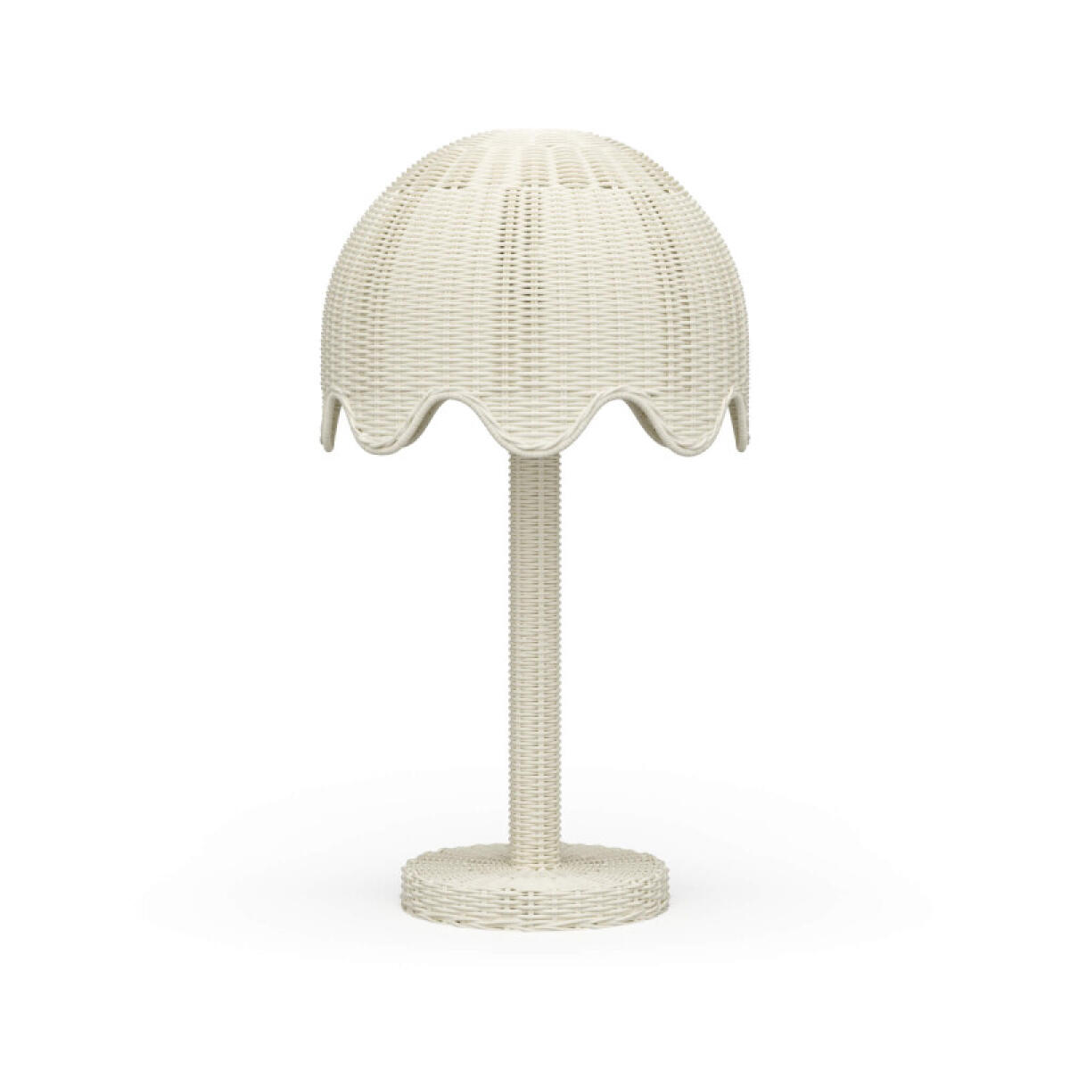 f6bf985de852ce72fabc4ee3d3f6c7c7 Scalloped Rattan Table Lamp - Image 1