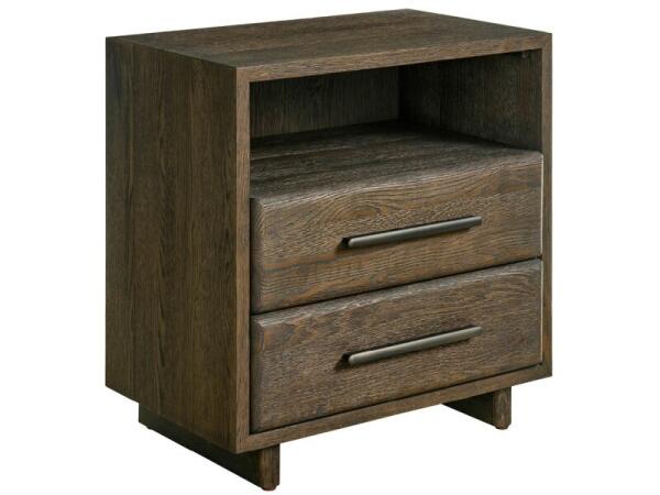 Modern Sable Open Storage Nightstand - Image 3