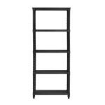 Meridian 4 Shelf Black Etagere - Image 3