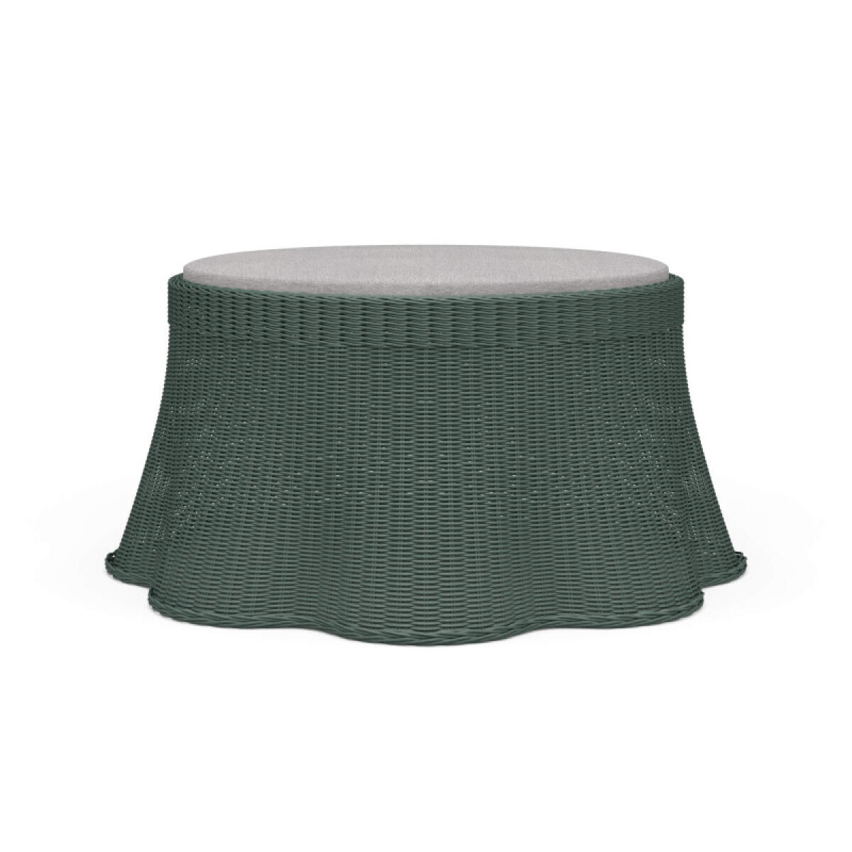 f7152b583b197f79542ebaa9bcb539bb Newport Rattan Ottoman W/ Cushion - Image 1