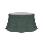 Newport Rattan Ottoman W/ Cushion Ottomans & Poufs Bramble 20