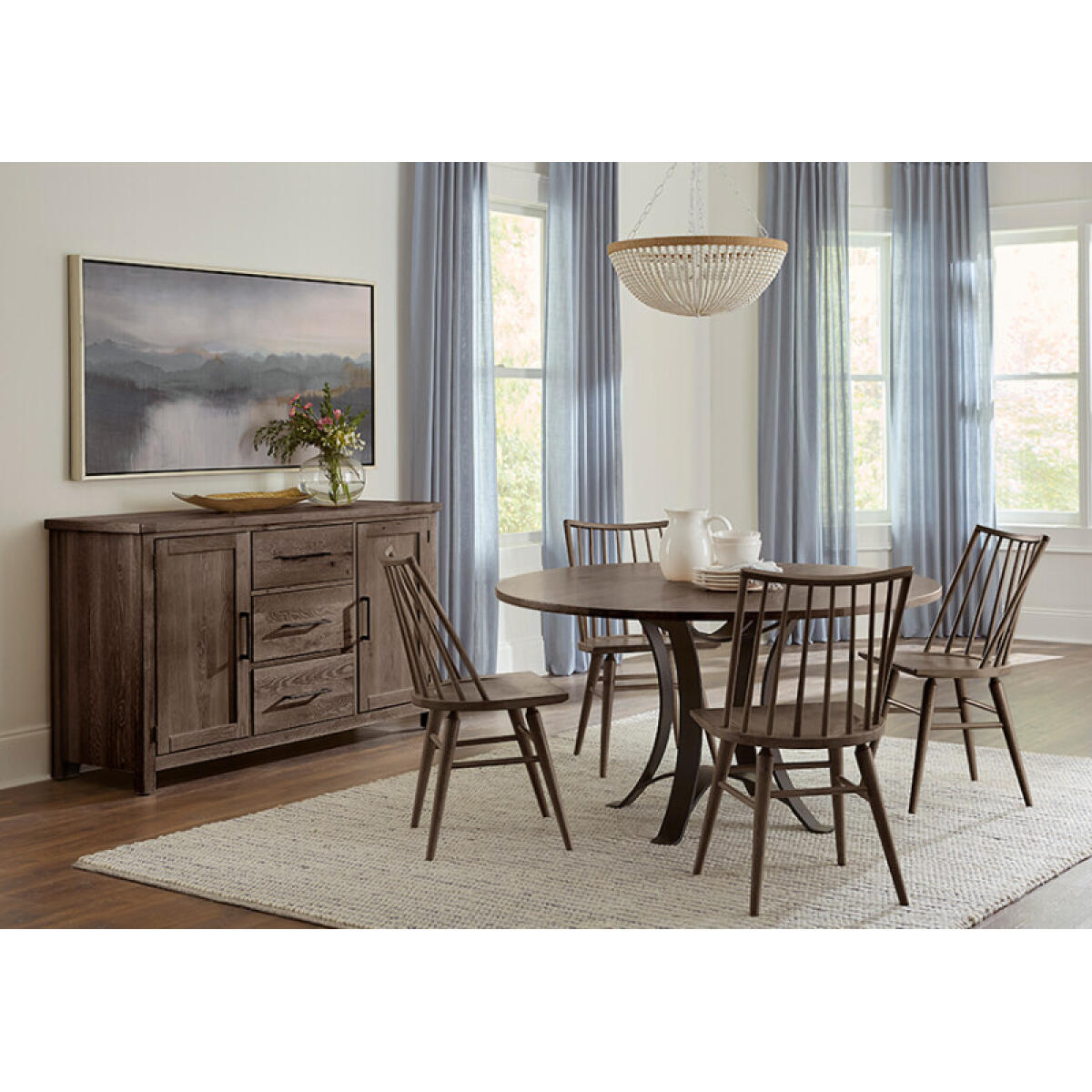 f73b73465cdcfa84e209d4513c27f59d Dovetail Dining 48" ROUND TABLE AND BASE - Image 1